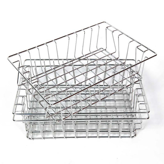 Wire Baskets and Shelves - Sterisystem®Perfo-Safe® Stainless Steel