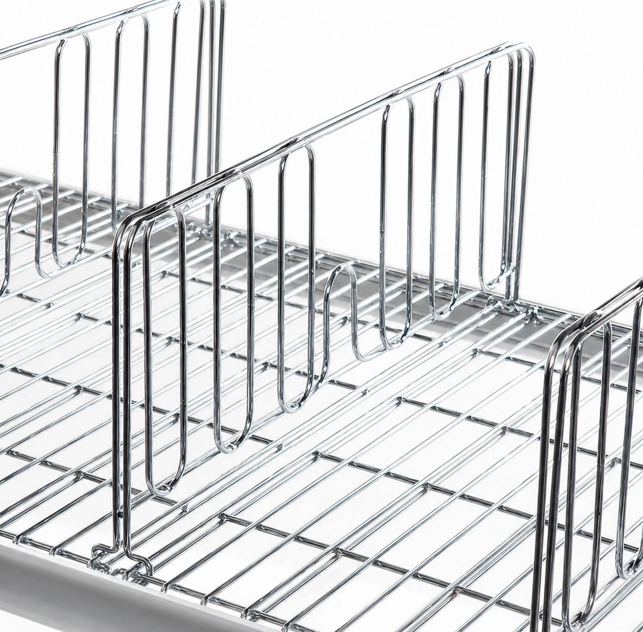 Belintra - UBeFlex Chrome Shelf Divider - Steel (D Type)