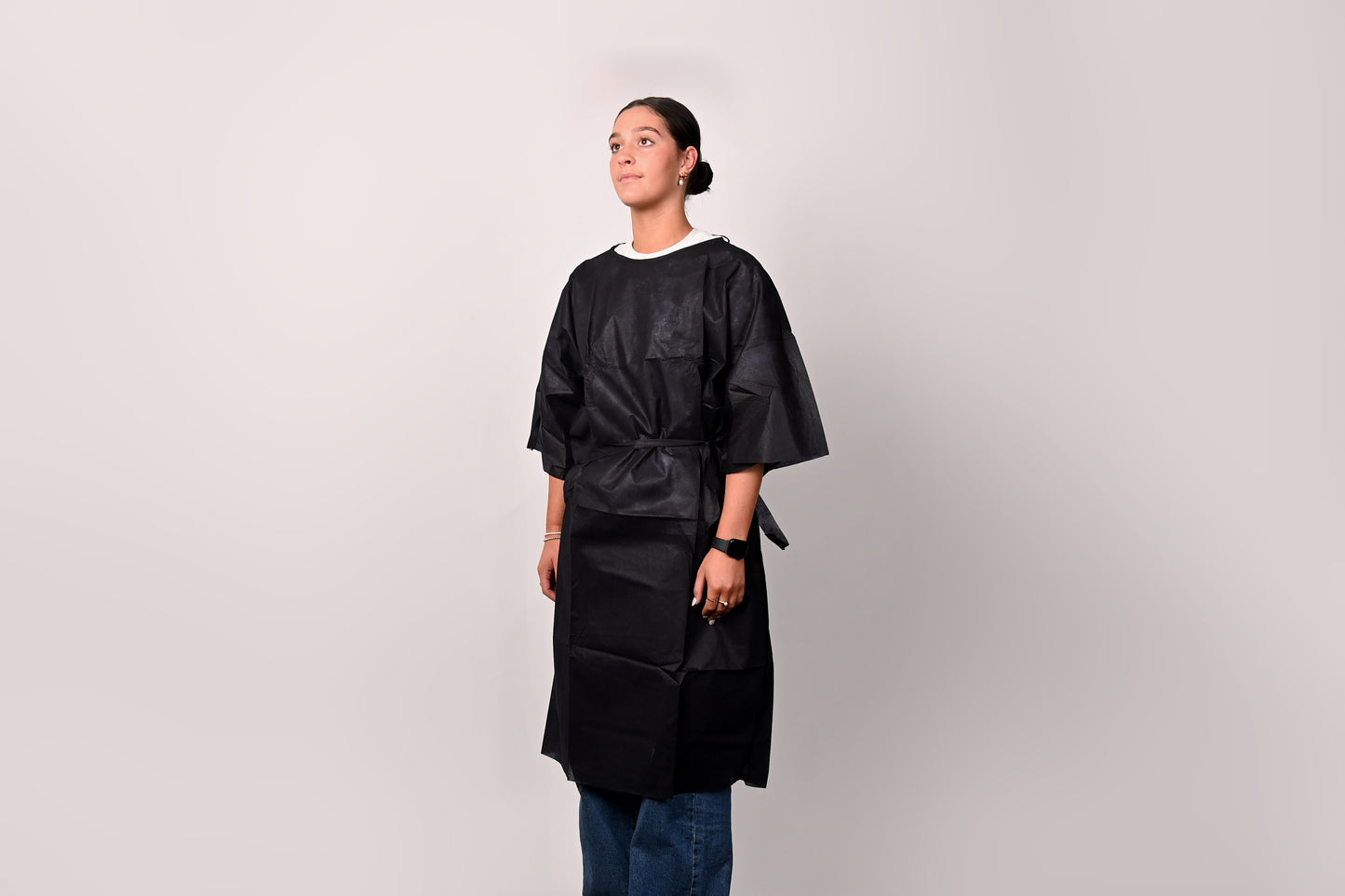 Patient Gown S/Sleeve Dark Blue 50