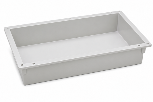ABS tray on a white background